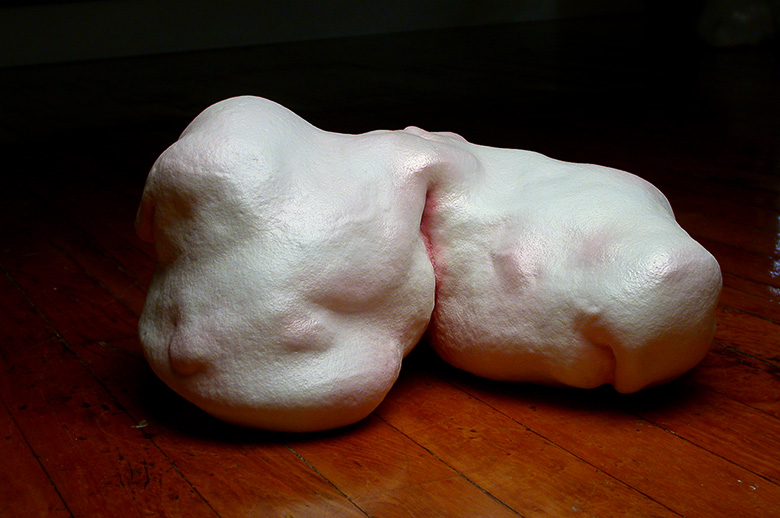 Either Way is Fine With Me, 2005 | ceramic and enamel, 12 × 9 × 7 inches