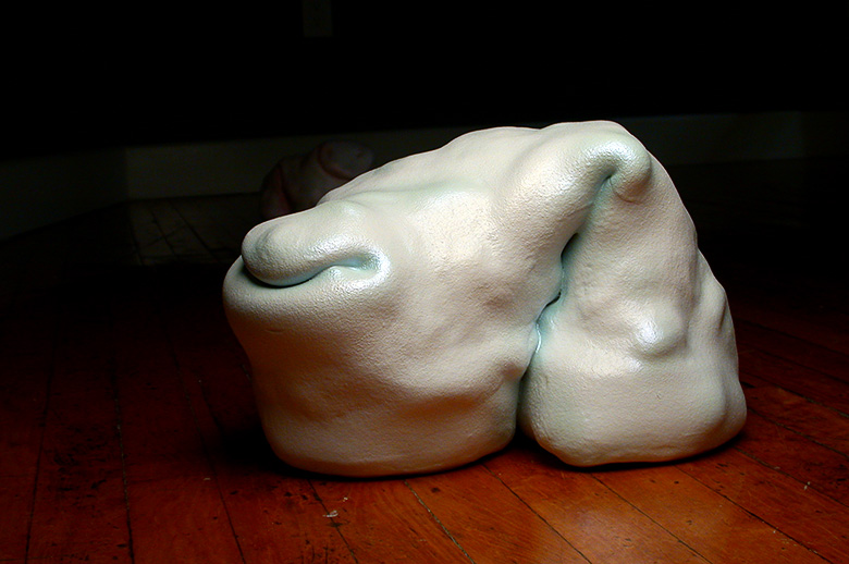 Blue, 2005 | ceramic and enamel, 14.5 × 10½ × 9 inches