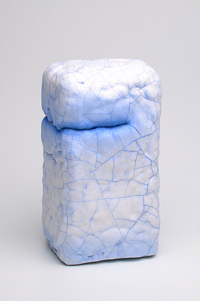 Feeling Puffy, 2003 | ceramic and china paint, 4 × 3 × 7 inches