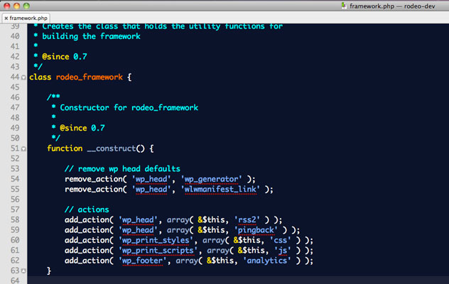 TextMate Blackboard theme